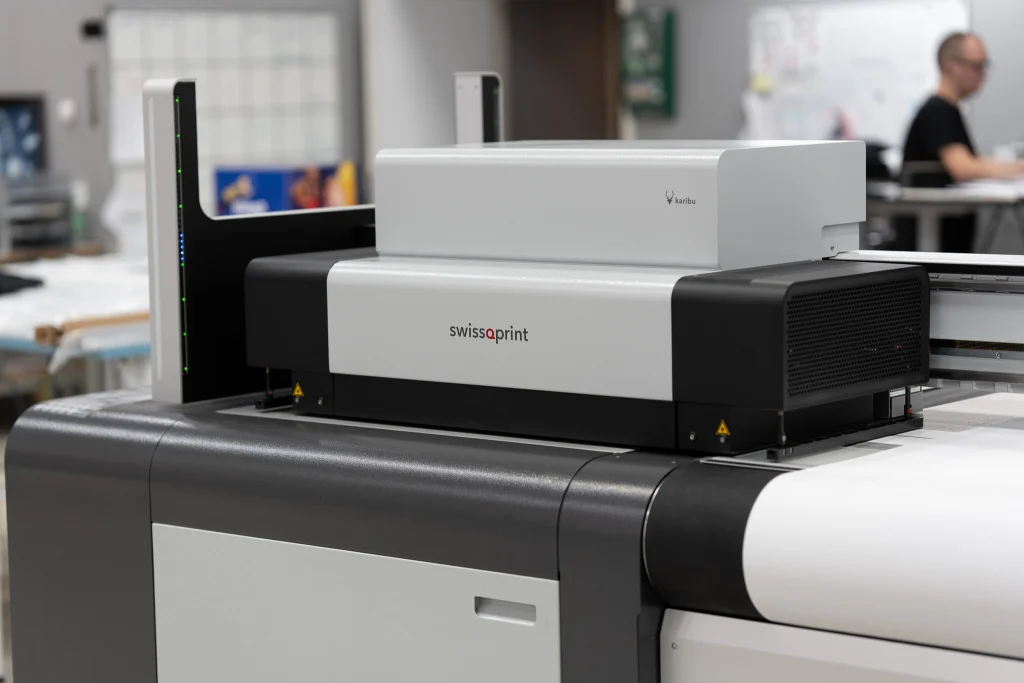 SwissQprint-skrivare i Specialprints produktion